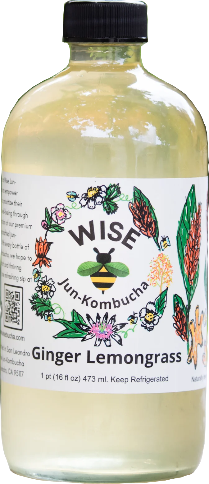 Ginger Lemongrass Jun Kombucha