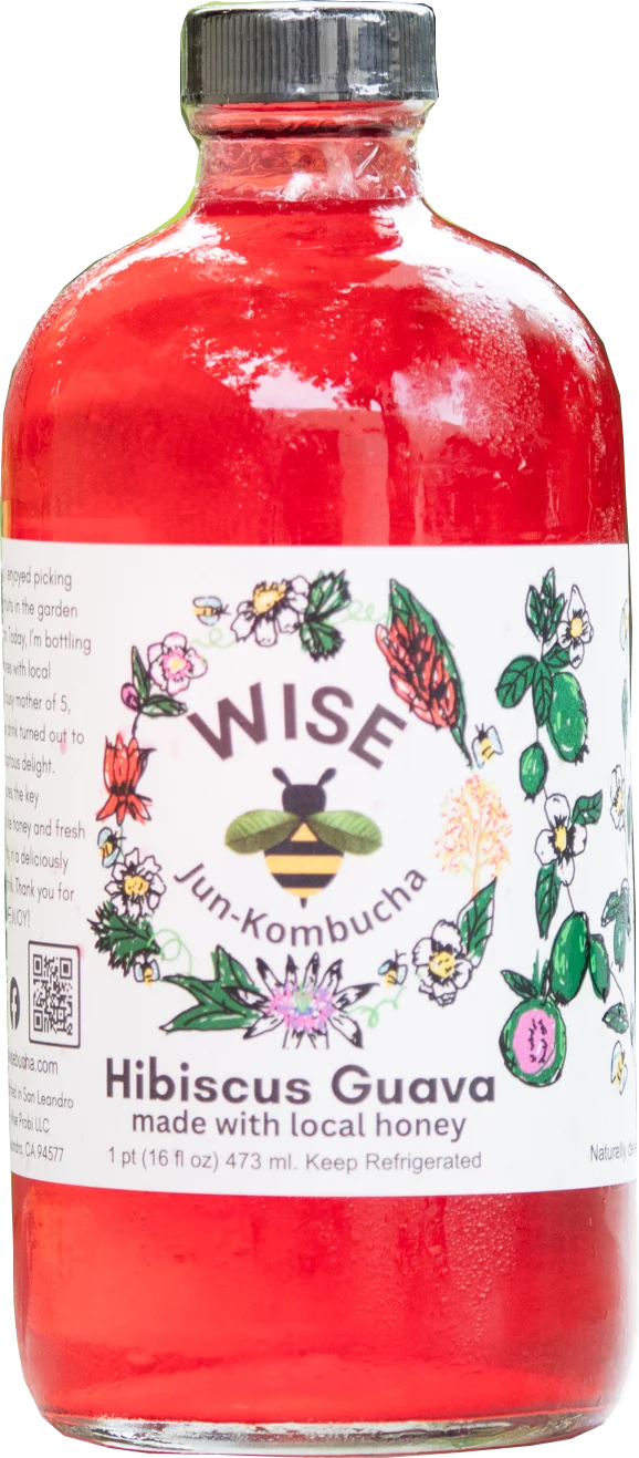 Hibiscus Guava Jun Kombucha